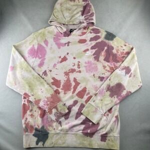 Nike Sportswear Hoodie Mens L Tie Dye Purple Sweatshirt Pullover Athletic Casual